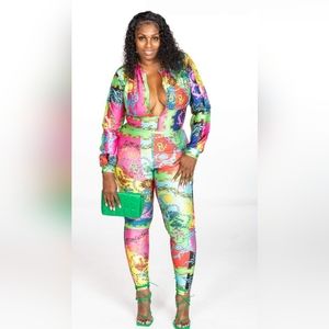 2 piece pant set
